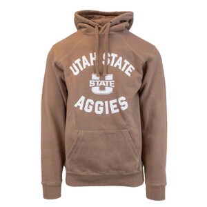 SWEATSHIRT RENEGADE UTAH STATE ARCHED ON TOP AGGIES BELOW USTATE LOGO IN THE MIDDLE